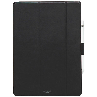 Knomo Leather Folio Cover for 9.7  iPad Pro, Black